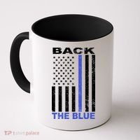 Back The Blue Support Our Police Coffee Mug thumb 0