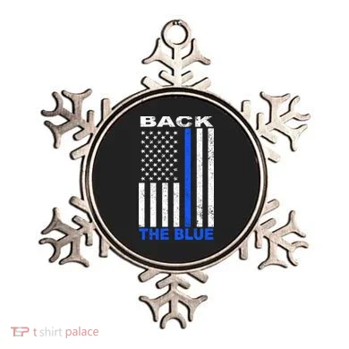 Back The Blue Support Our Police Ornament