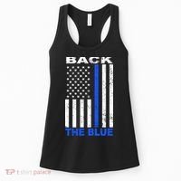 Back The Blue Support Our Police Women's Tank Top thumb 0