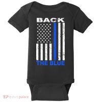 Back The Blue Support Our Police Baby Bodysuit thumb 0