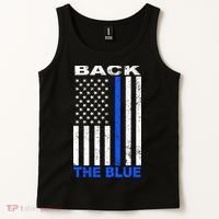 Back The Blue Support Our Police Tank Top thumb 2