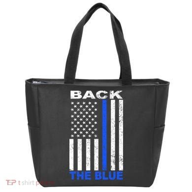 Back The Blue Support Our Police Tote Bag