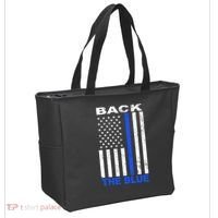 Back The Blue Support Our Police Tote Bag thumb 2