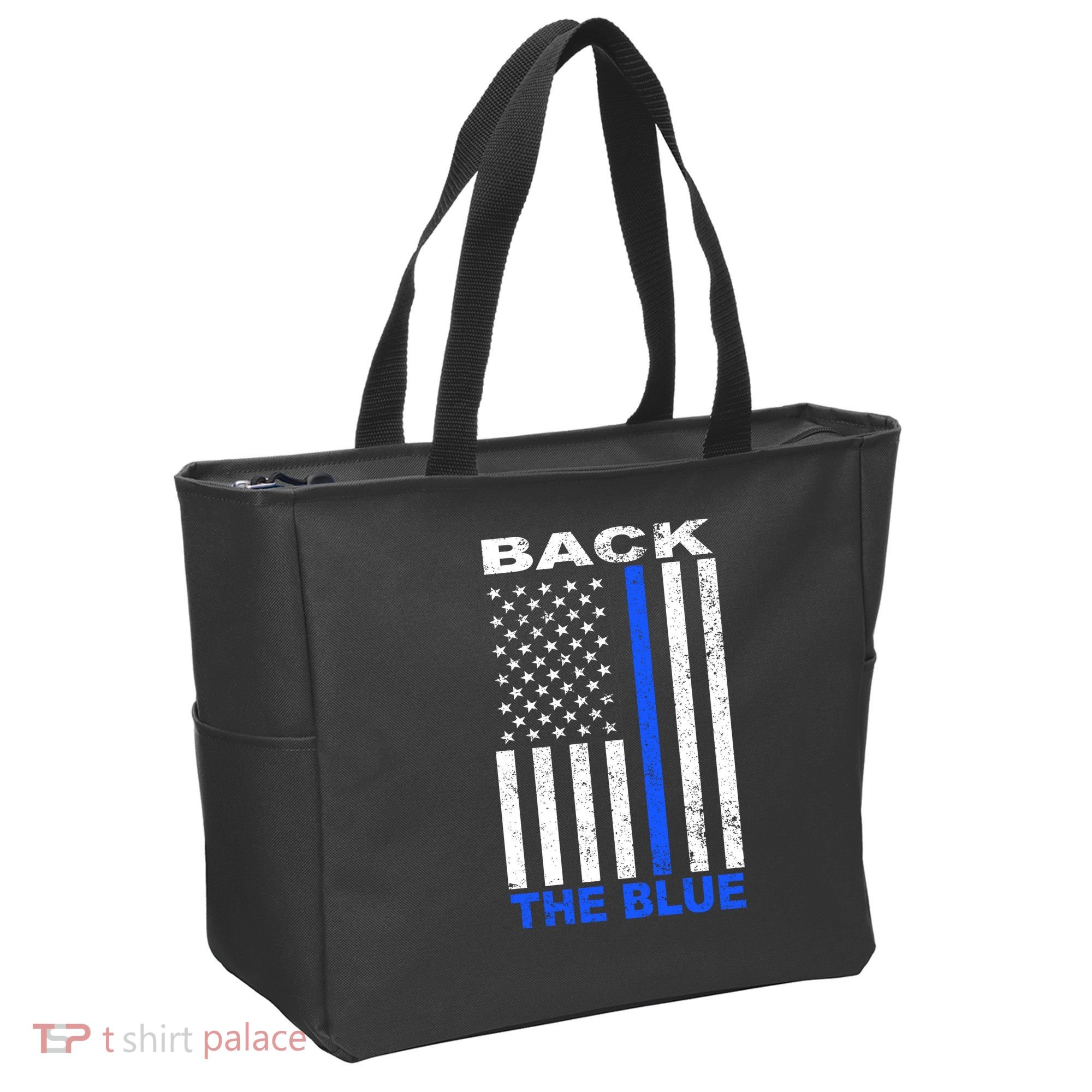 Back The Blue Support Our Police Tote Bag