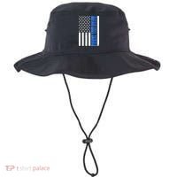Back The Blue Thin Blue Line US Flag Bucket Hat thumb 0