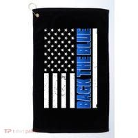 Back The Blue Thin Blue Line US Flag Golf Towel thumb 0