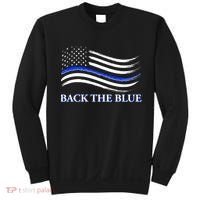 Back The Blue Thin Blue Line USA Flag Sweatshirt thumb 0