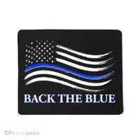 Back The Blue Thin Blue Line USA Flag Mousepad thumb 0