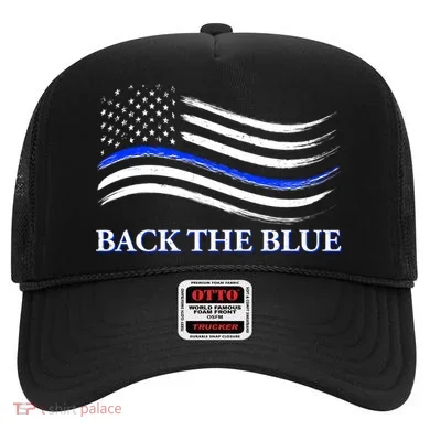 Back The Blue Thin Blue Line USA Flag Hat