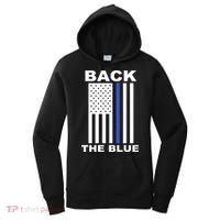 Back The Blue US Thin Line Support Cops Women's Hoodie thumb 0