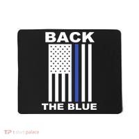 Back The Blue US Thin Line Support Cops Mousepad thumb 0
