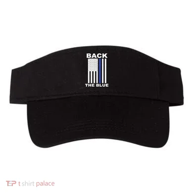 Back The Blue US Thin Line Support Cops Visor
