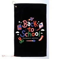 Back To School Pandemic Edition Golf Towel thumb 0