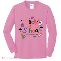 Back To School Pandemic Edition Kids Long Sleeve Shirt thumb 0