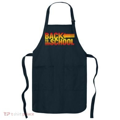 Back To School Parody Logo Apron