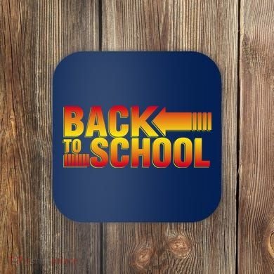 Back To School Parody Logo Coaster
