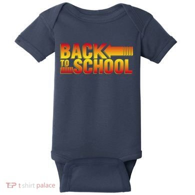 Back To School Parody Logo Baby Bodysuit