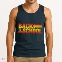 Back To School Parody Logo Tank Top thumb 3