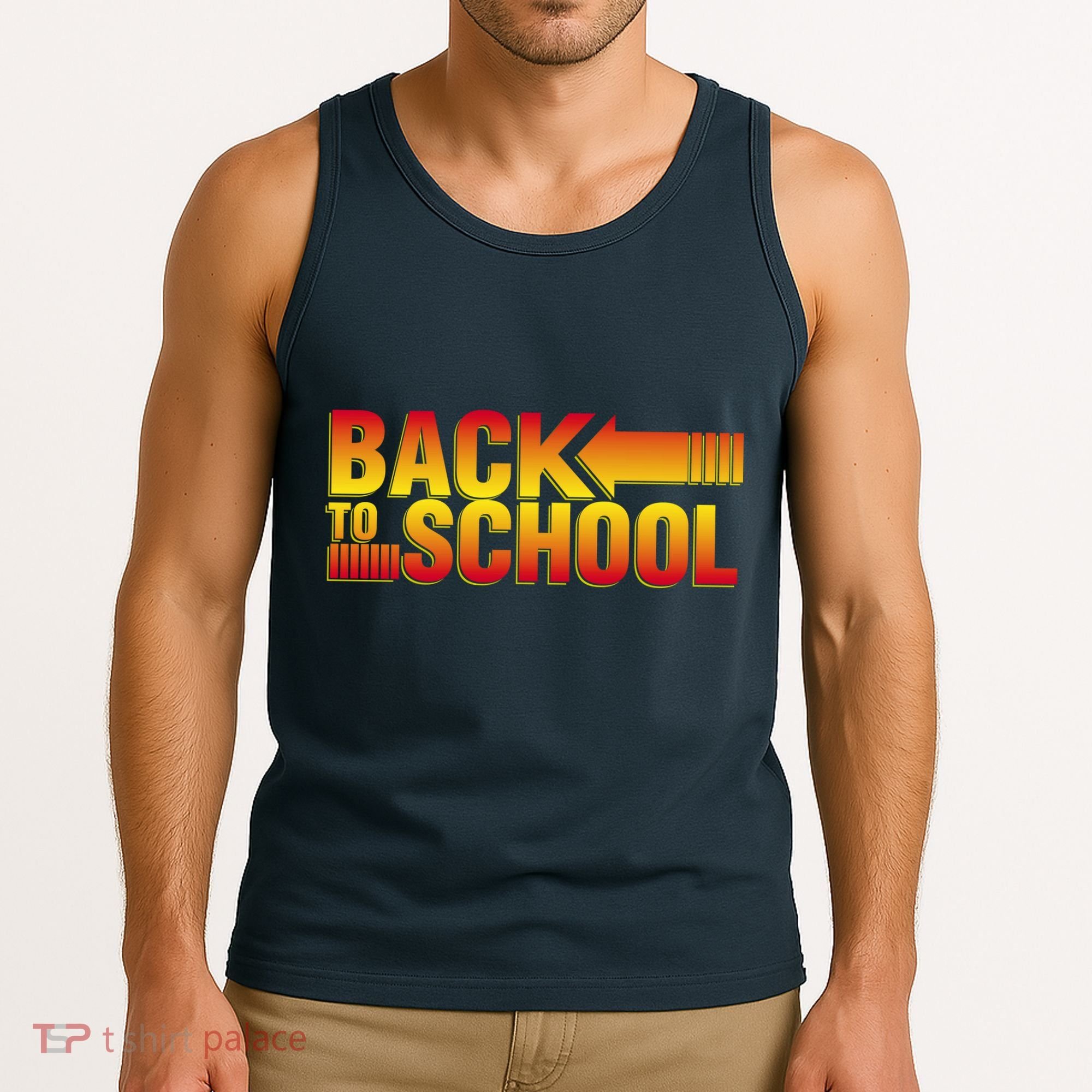 Back To School Parody Logo Tank Top