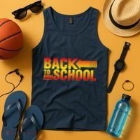 Back To School Parody Logo Tank Top thumb 4
