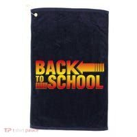 Back To School Parody Logo Golf Towel thumb 0