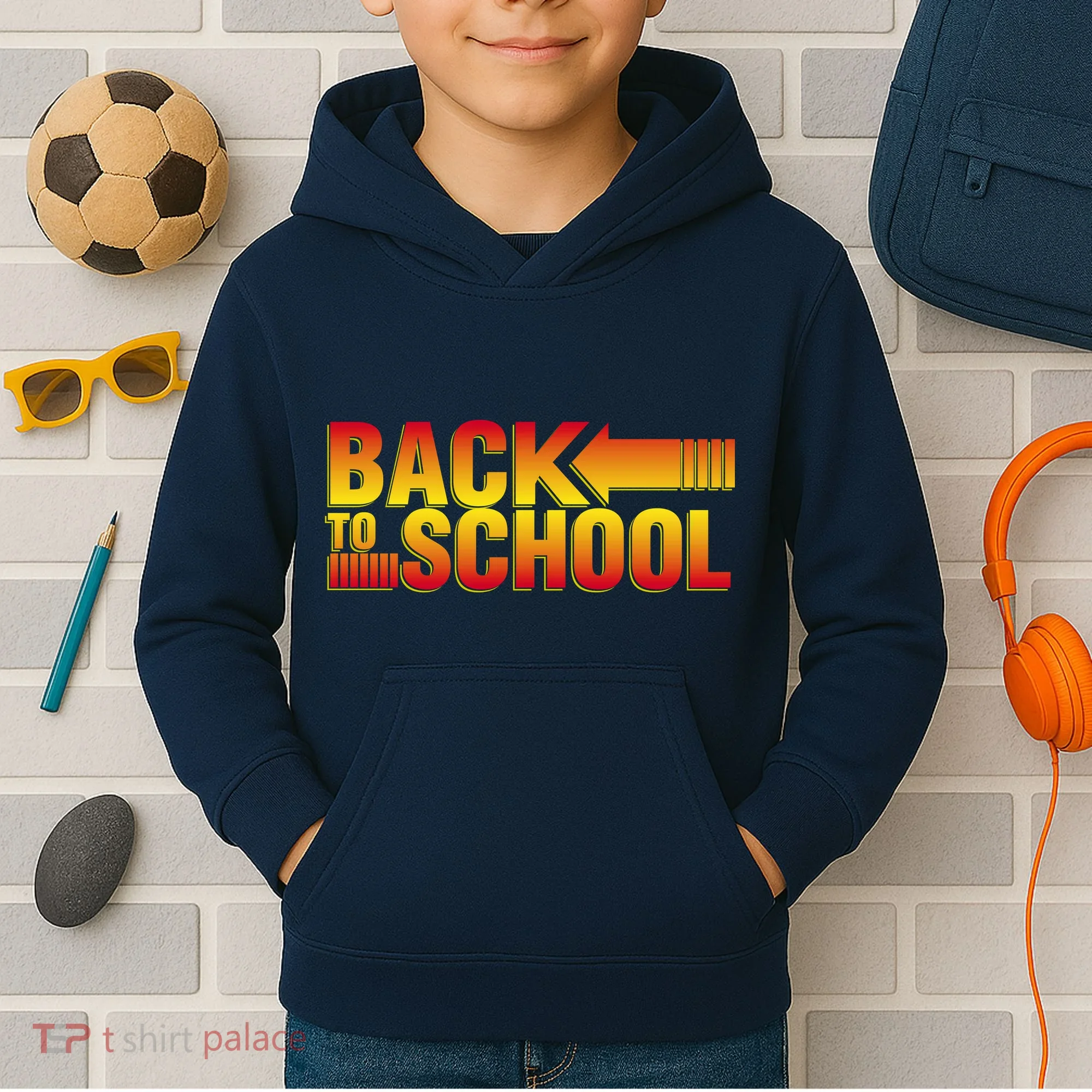 Back To School Parody Logo Kids Hoodie
