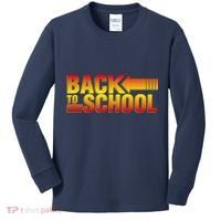 Back To School Parody Logo Kids Long Sleeve Shirt thumb 0