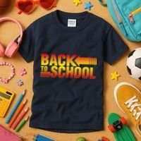 Back To School Parody Logo Kids T-Shirt thumb 3