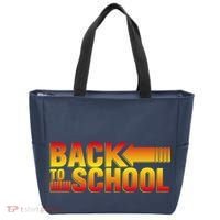 Back To School Parody Logo Tote Bag thumb 0