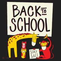 Back To School Stay Safe Animal Women's Sweatshirt thumb 2