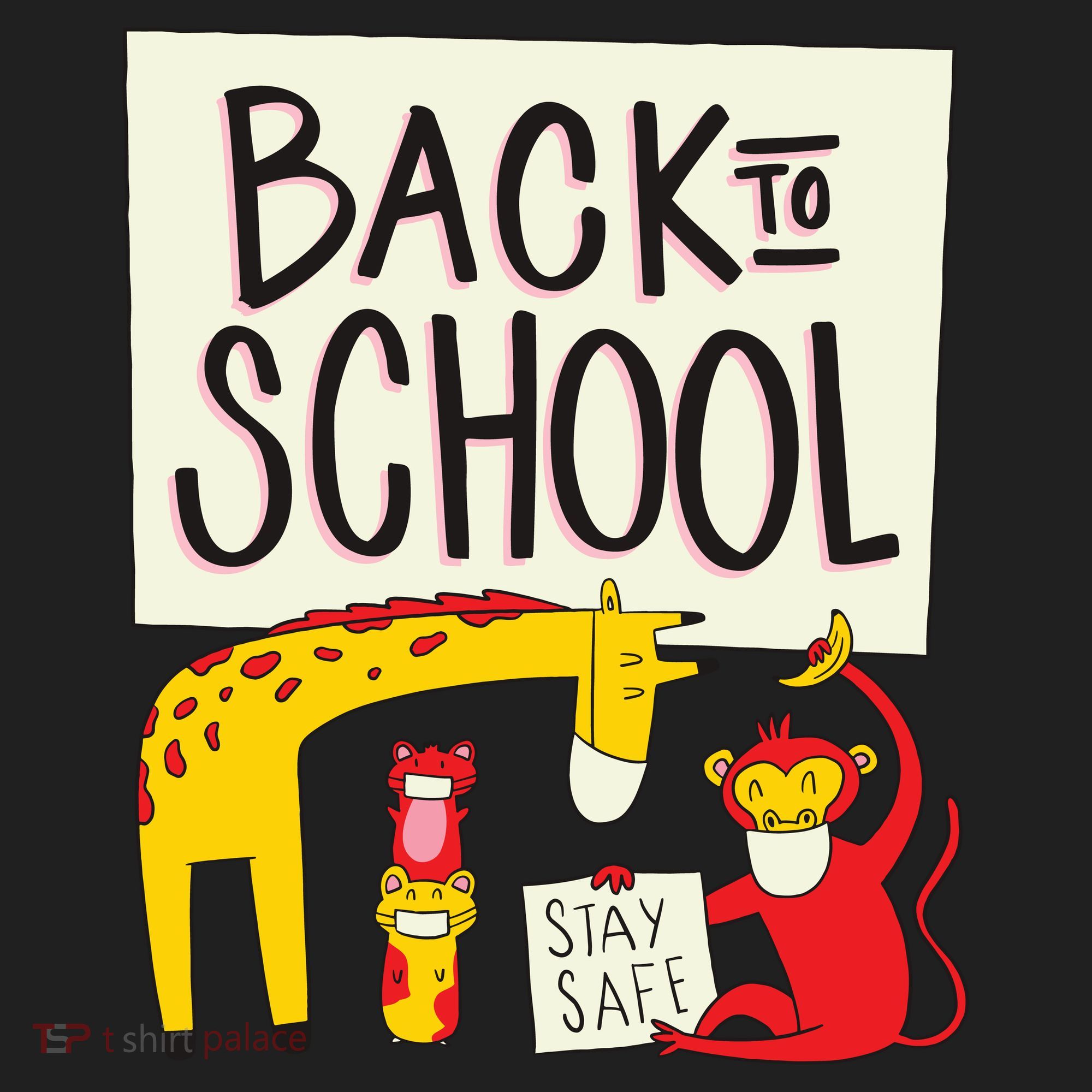 Back To School Stay Safe Animal Women's Sweatshirt
