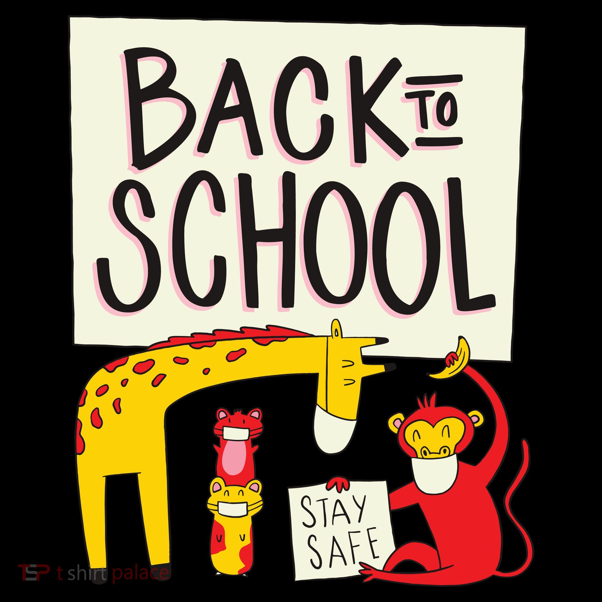 Back To School Stay Safe Animal Women's Hoodie