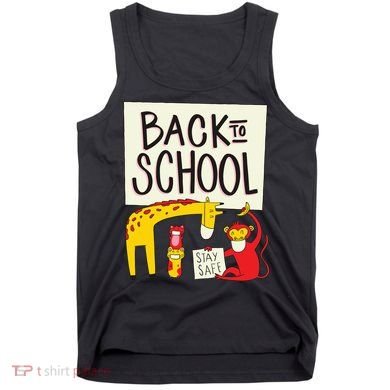 Back To School Stay Safe Animal Tank Top