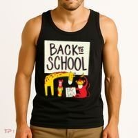 Back To School Stay Safe Animal Tank Top thumb 3