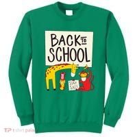 Back To School Stay Safe Animal Sweatshirt thumb 0