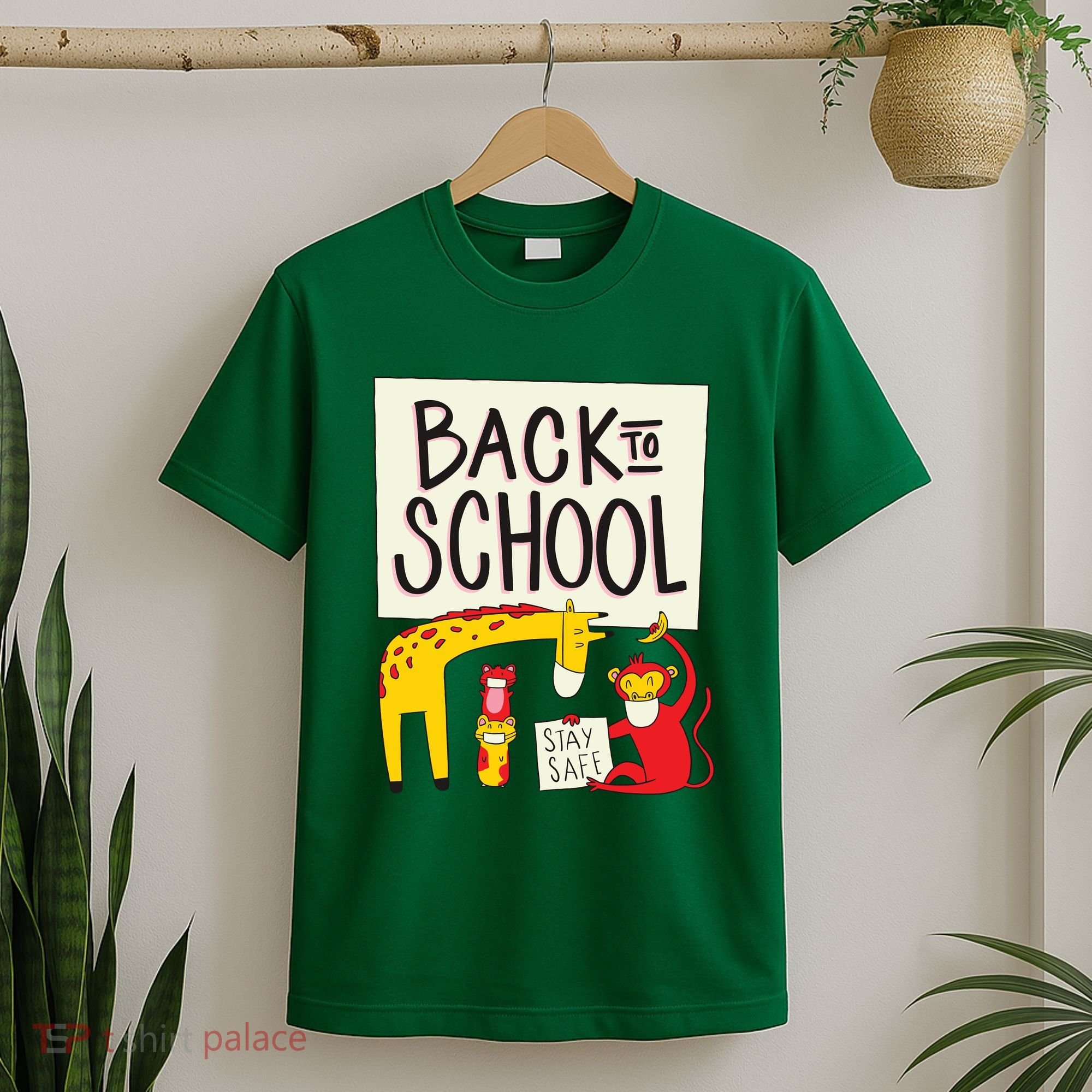 Back To School Stay Safe Animal T-Shirt