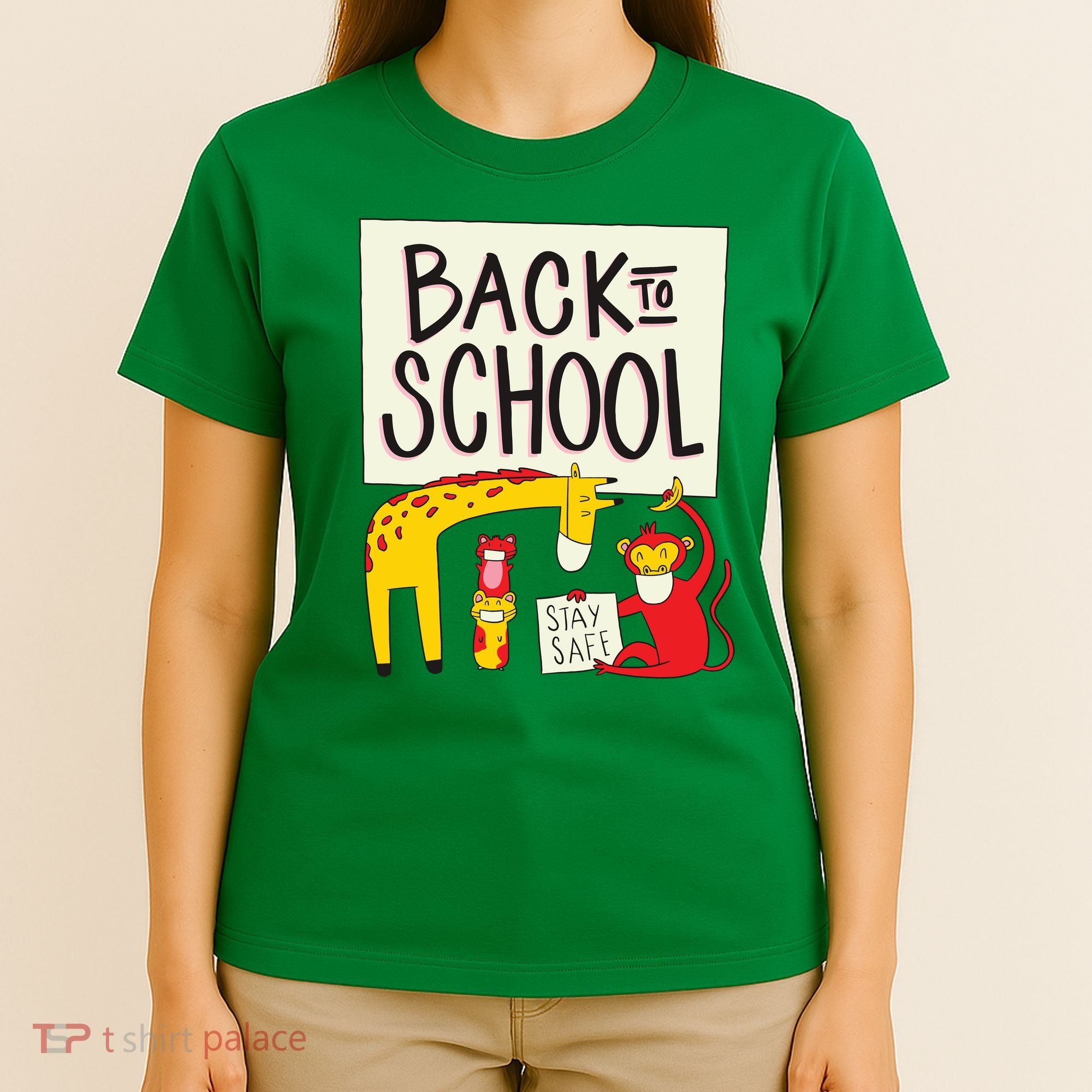 Back To School Stay Safe Animal T-Shirt