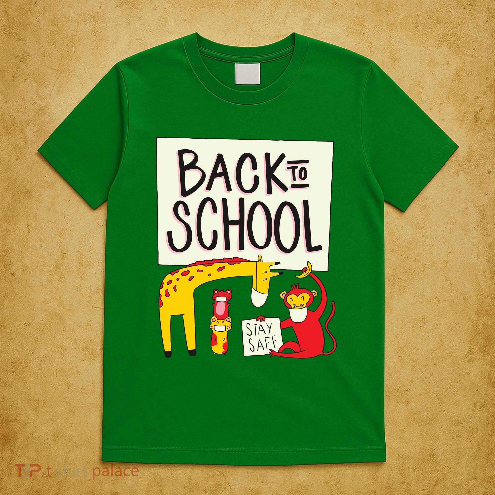 Back To School Stay Safe Animal T-Shirt