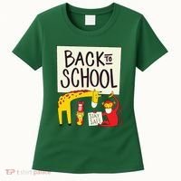 Back To School Stay Safe Animal Women's T-Shirt thumb 0