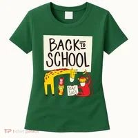 Back To School Stay Safe Animal Women's T-Shirt thumb 0