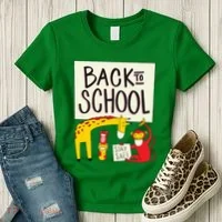 Back To School Stay Safe Animal Women's T-Shirt thumb 3
