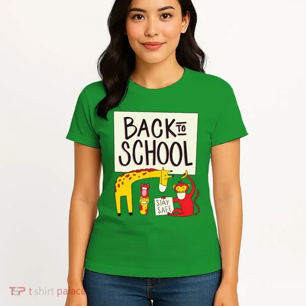 Back To School Stay Safe Animal Women's T-Shirt