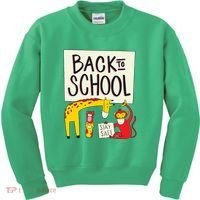 Back To School Stay Safe Animal Kids Sweatshirt thumb 0