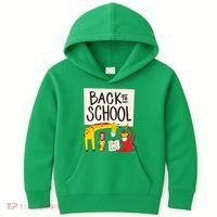 Back To School Stay Safe Animal Kids Hoodie thumb 0