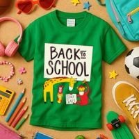 Back To School Stay Safe Animal Kids T-Shirt thumb 3