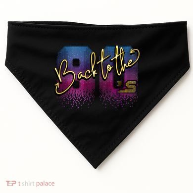 Back To The Eighties  USA-Made Doggie Bandana