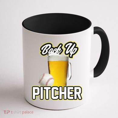 Back Up Pitcher Coffee Mug back
