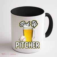 Back Up Pitcher Coffee Mug thumb 1