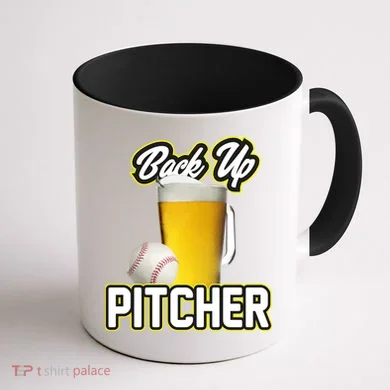 Back Up Pitcher Coffee Mug back