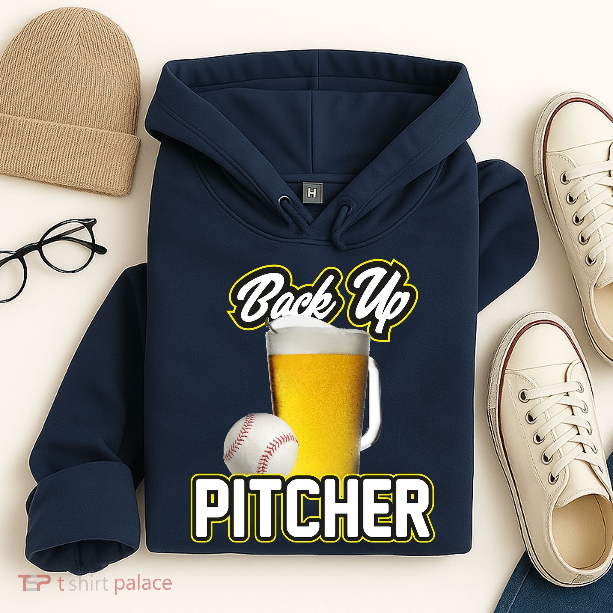 Back Up Pitcher Hoodie